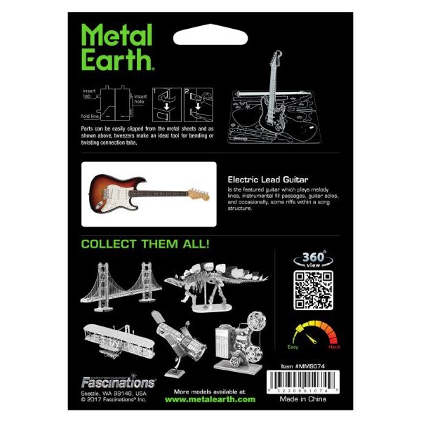 Metal Earth - Metallbausatz: Gitarre Electric Lead