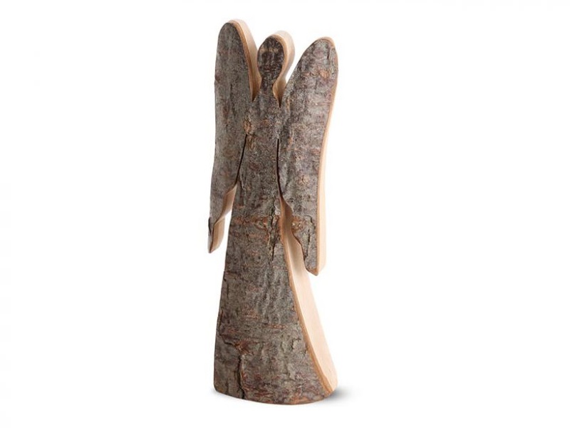 Glücksengel: 18cm Holzfigur: Sparschwein RudiGlücksengel: 18cm