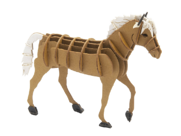 Fridolin - 3D Papiermodelle - Motiv: Haflinger