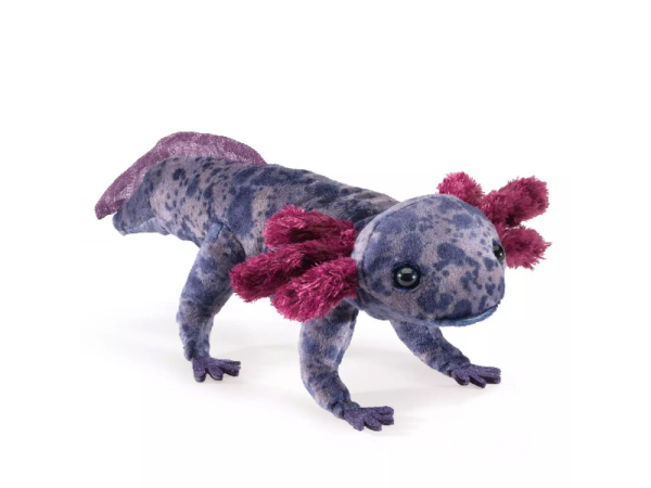 Handpuppe: Axolotl - mexikanischer Schwanzlurch Handpuppe: Axolotl mexikanischer Schwanzlurch
