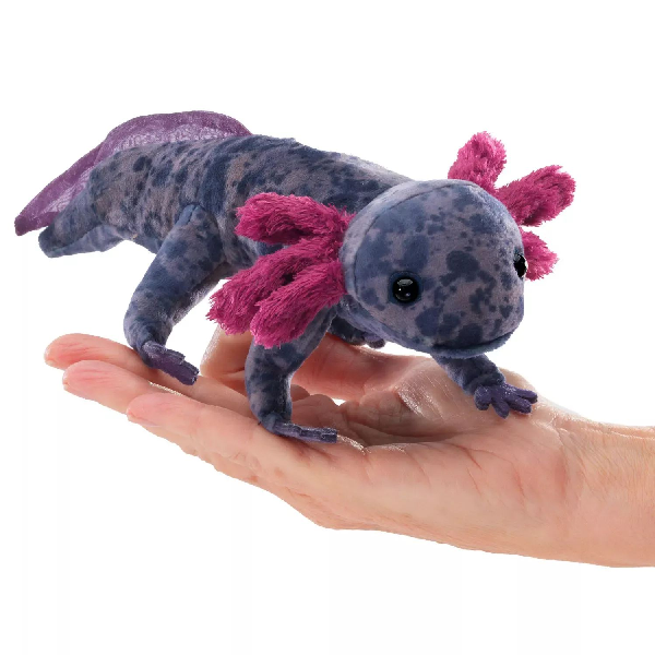 Handpuppe: Axolotl mexikanischer Schwanzlurch
