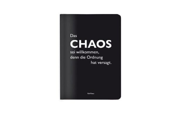 Heft DIN A6: Chaos Heft DIN A6: Chaos