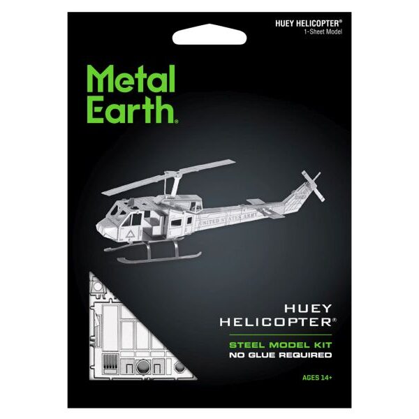 Helicopter Huey UH-1 Metal Earth - Metallbausatz: Helicopter Huey UH 1