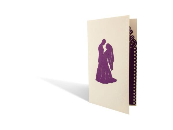 Hochzeit-Brautpaar Klappkarte: Hochzeit Brautpaar