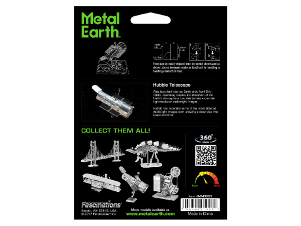 Hubble Teleskop Metal Earth - Metallbausatz - Motiv: Hubble Teleskop