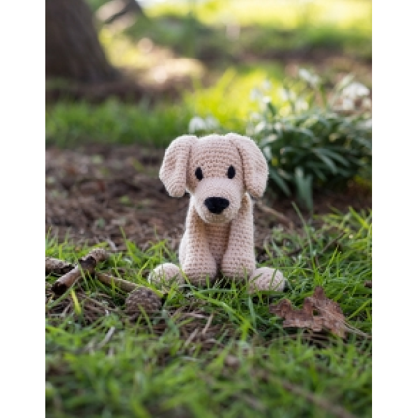 Hund Toft - Häkeltier - Motiv: Hund