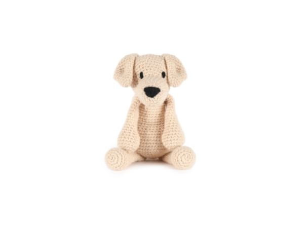 Hund Toft - Häkeltier - Motiv: Hund