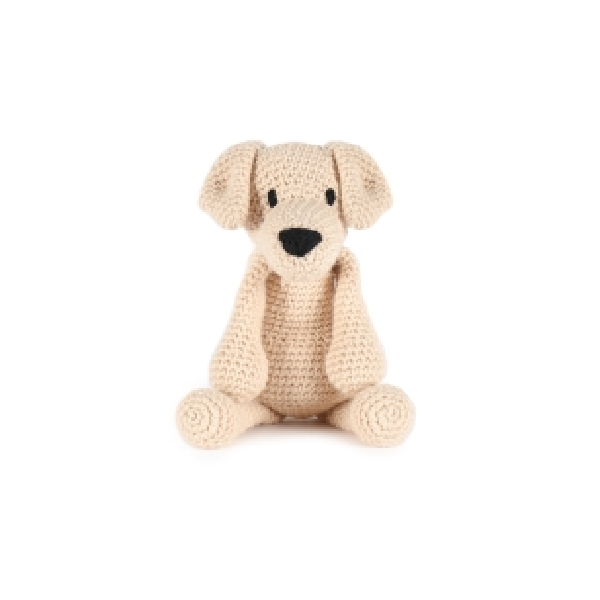 Hund Toft - Häkeltier - Motiv: Hund