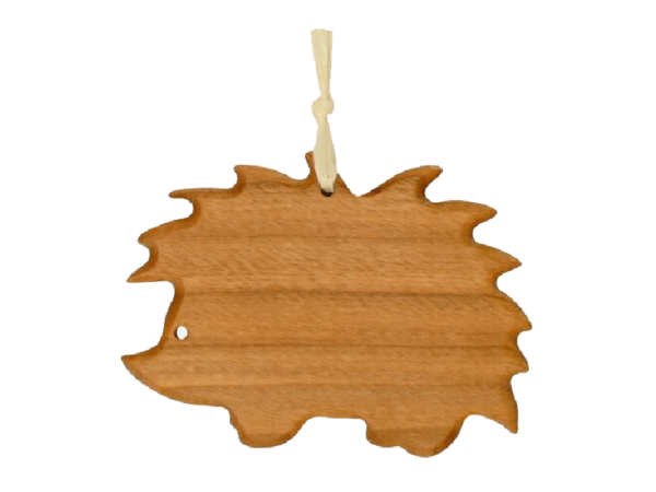 Anhänger aus Holz - Motiv: Igel