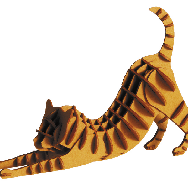 Katze Fridolin - 3D Papiermodelle - Motiv: Katze