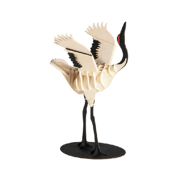 Fridolin - 3D Papiermodelle - Motiv: Kranich