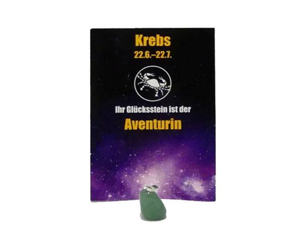 Anhänger aus Endelstein für Sternzeichen: Krebs