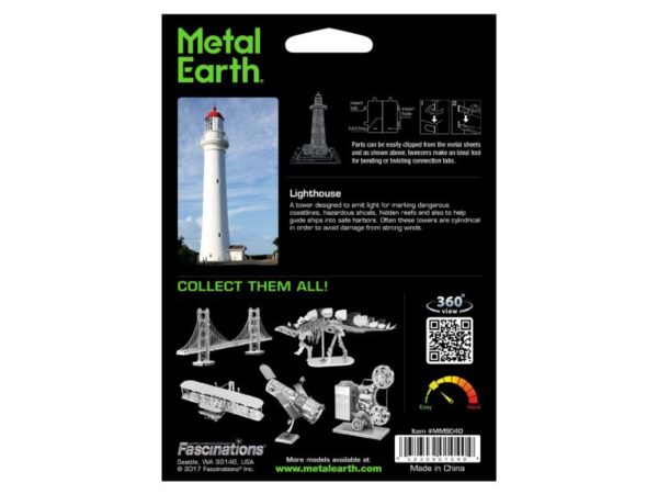 Leuchtturm Metal Earth - Metallbausatz: Leuchtturm