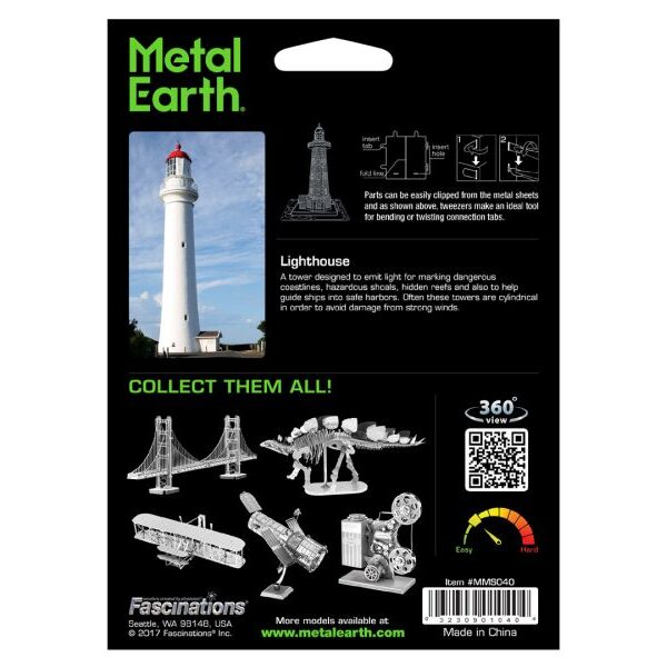 Leuchtturm Metal Earth - Metallbausatz: Leuchtturm