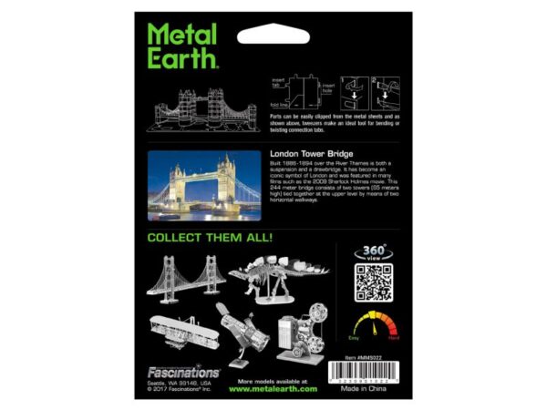 London Tower Bridge Metal Earth - Metallbausatz: London Tower Bridge