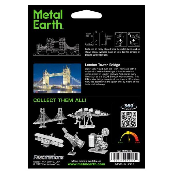 London Tower Bridge Metal Earth - Metallbausatz: London Tower Bridge