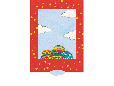 Luftballons Bärenpresse - Lebende Karte - Motiv: Luftballons