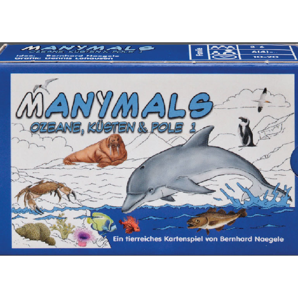 Manimals Ozeane, Küsten & Pole Kartenspiel: Manimals Ozeane, Küsten & Pole