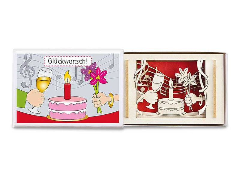 Mini Glückwunsch