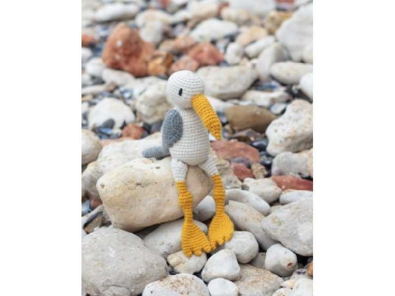 Toft - Häkeltier - Motiv: Möwe