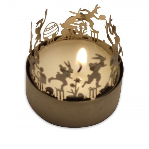 Ostern 13gramm - Teelicht aus Metall - Motiv: Ostern