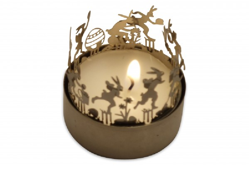 Ostern 13gramm - Teelicht aus Metall - Motiv: Ostern