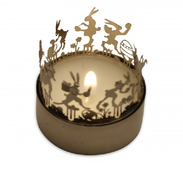 Ostern 13gramm - Teelicht aus Metall - Motiv: Ostern