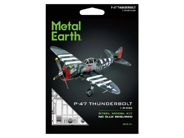 P47 Thunderbolt Metal Earth - Metallbausatz - Motiv: P47 Thunderbolt