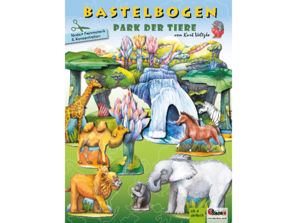 Bastelbogen: Park der Tiere