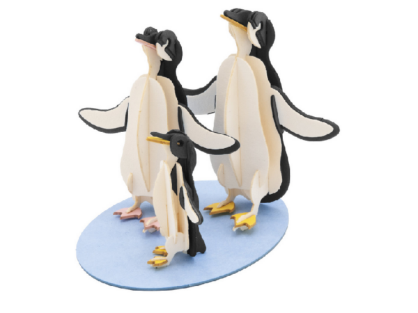 Pinguinfamilie Fridolin - 3D Papiermodelle - Motiv: Pinguinfamilie