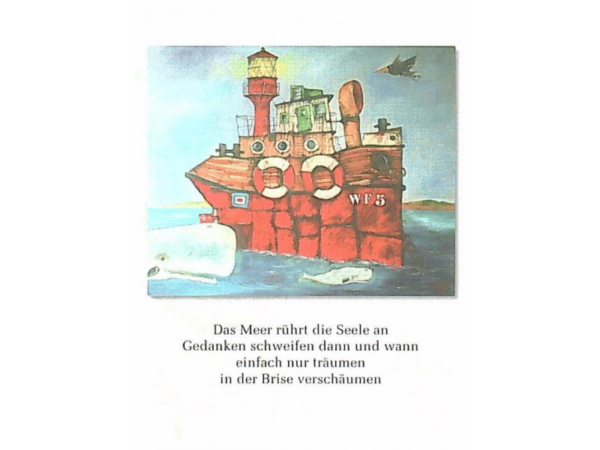 Postkarte: Meer-Gedanken Postkarte: Meer Gedanken