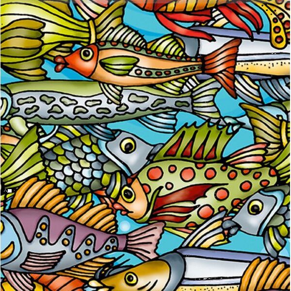 Q Puzzle: Color Fische