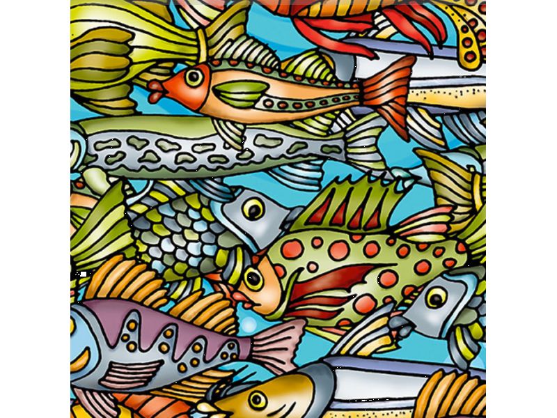 Q Puzzle: Color Fische