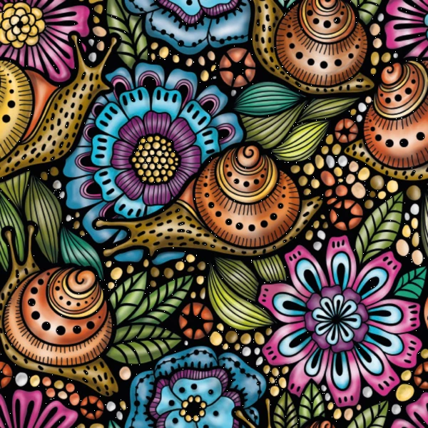 Q-Puzzle: Color Schnecken Q Puzzle: Color Schnecken