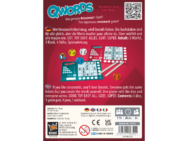 Qwords Spiel: Qwords