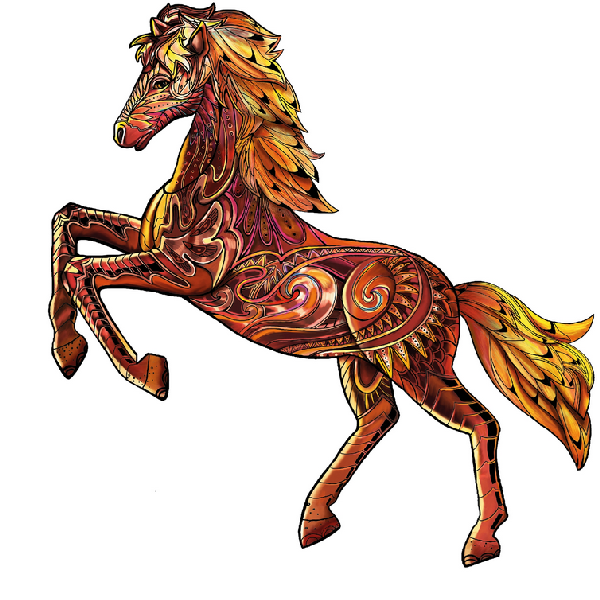 R-Puzzle: Pferd R Puzzle: Pferd