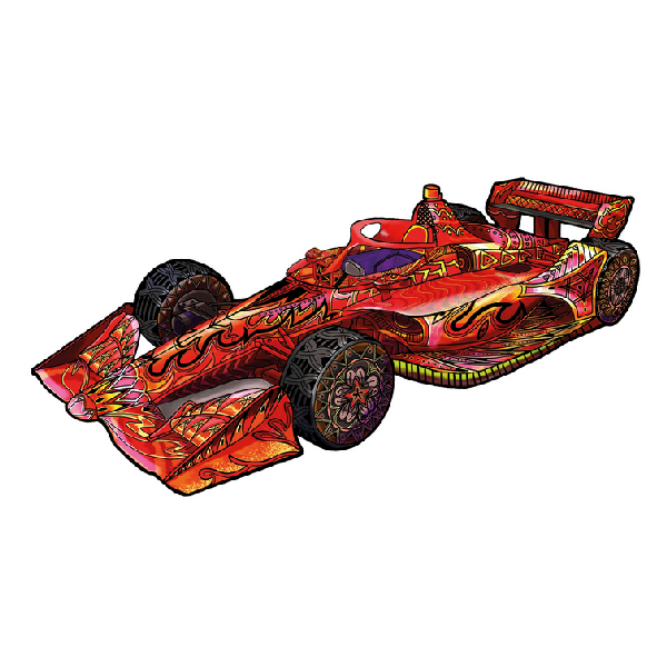 R-Puzzle: Rennauto R Puzzle: Rennauto