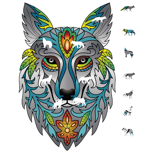 R-Puzzle: Wolf R Puzzle: Wolf
