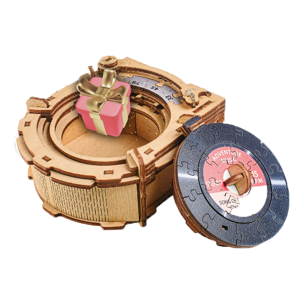 Rätselbox - Schallplattenspieler Rätselbox Schallplattenspieler