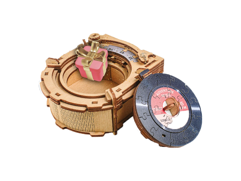 Rätselbox - Schallplattenspieler Rätselbox Schallplattenspieler