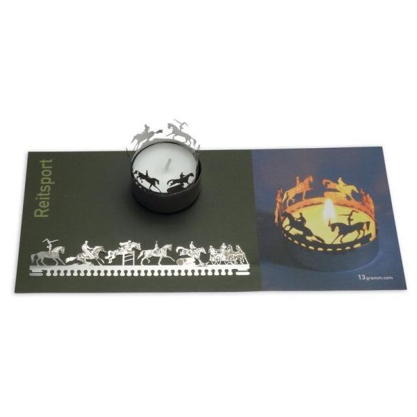 Reitsport 13gramm - Metallteelicht: Reitsport