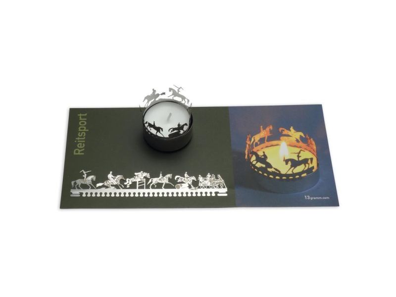 Reitsport 13gramm - Metallteelicht: Reitsport