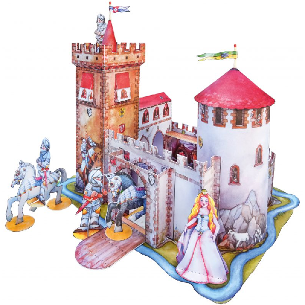 Ritterburg Bastelbuch: Ritterburg