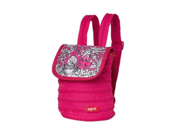 Rucksack, bemalbar Color in: pink