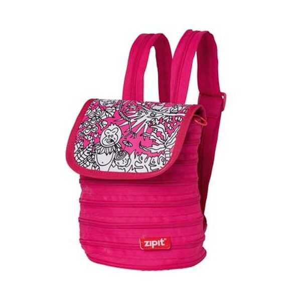 Rucksack, bemalbar Color in: pink