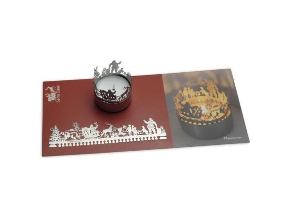 Santa Claus 13gramm - Metallteelicht: