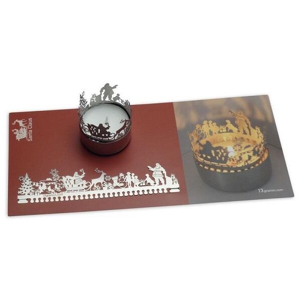 Santa Claus 13gramm - Metallteelicht: