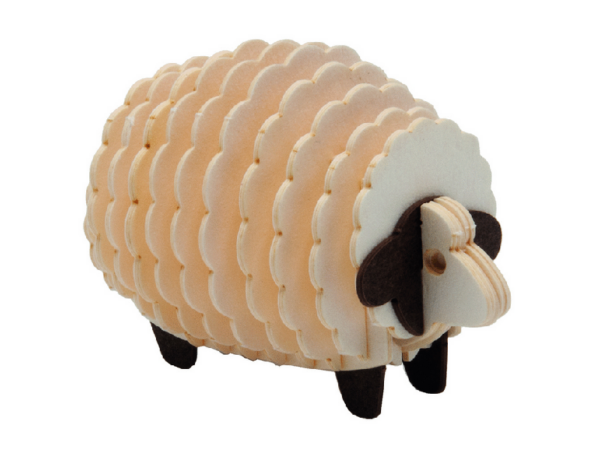 Fridolin - 3D Papiermodelle - Motiv: Schaf