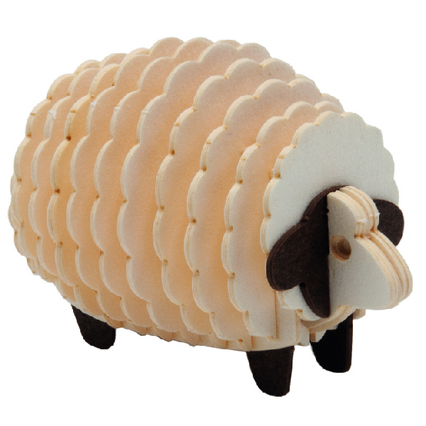 Fridolin - 3D Papiermodelle - Motiv: Schaf