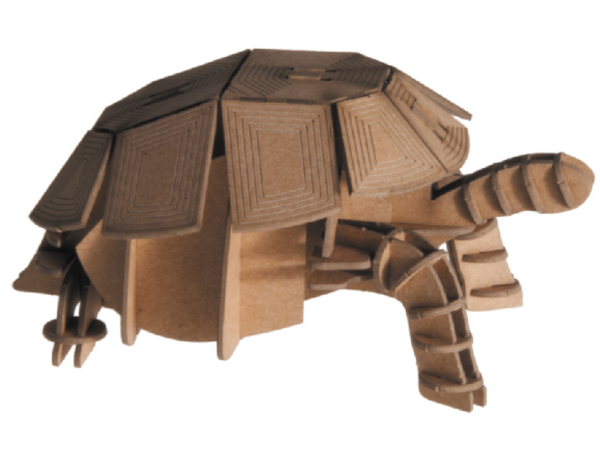 Fridolin - 3D Papiermodelle - Motiv: Schildkröte
